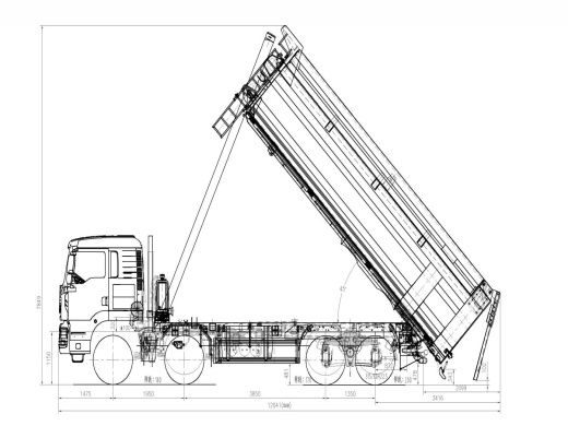 Самосвал SITRAK C7H 8Х4 | 35 куб.