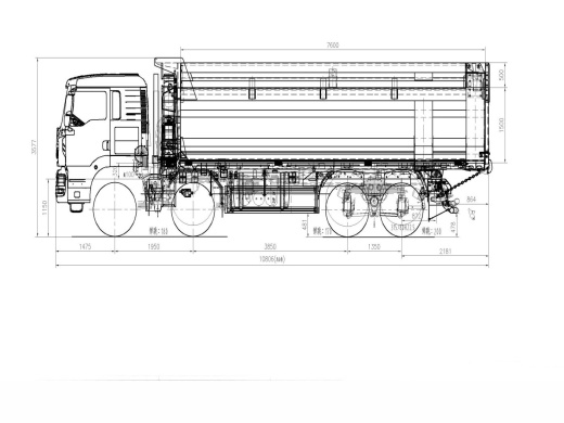 Самосвал SITRAK C7H 8Х4 | 35 куб.